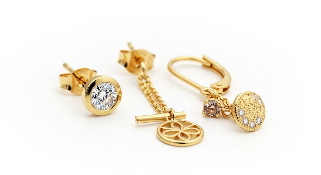 金製のピアス・イヤリング